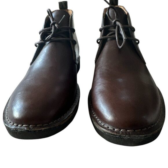 Polo Ralph Lauren Talan Chukka Brown Leather Men\'s sz 8.5D Lace-Up Casual Dress main image 4